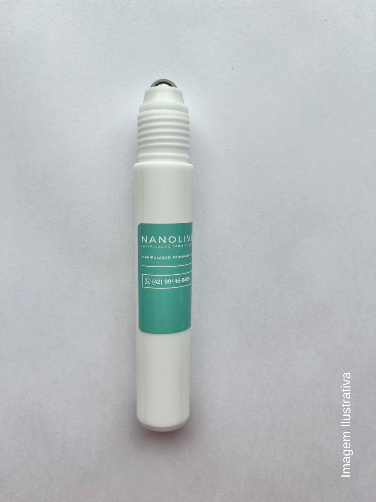 Frasco Skin Roller (sem tampa) 15ml