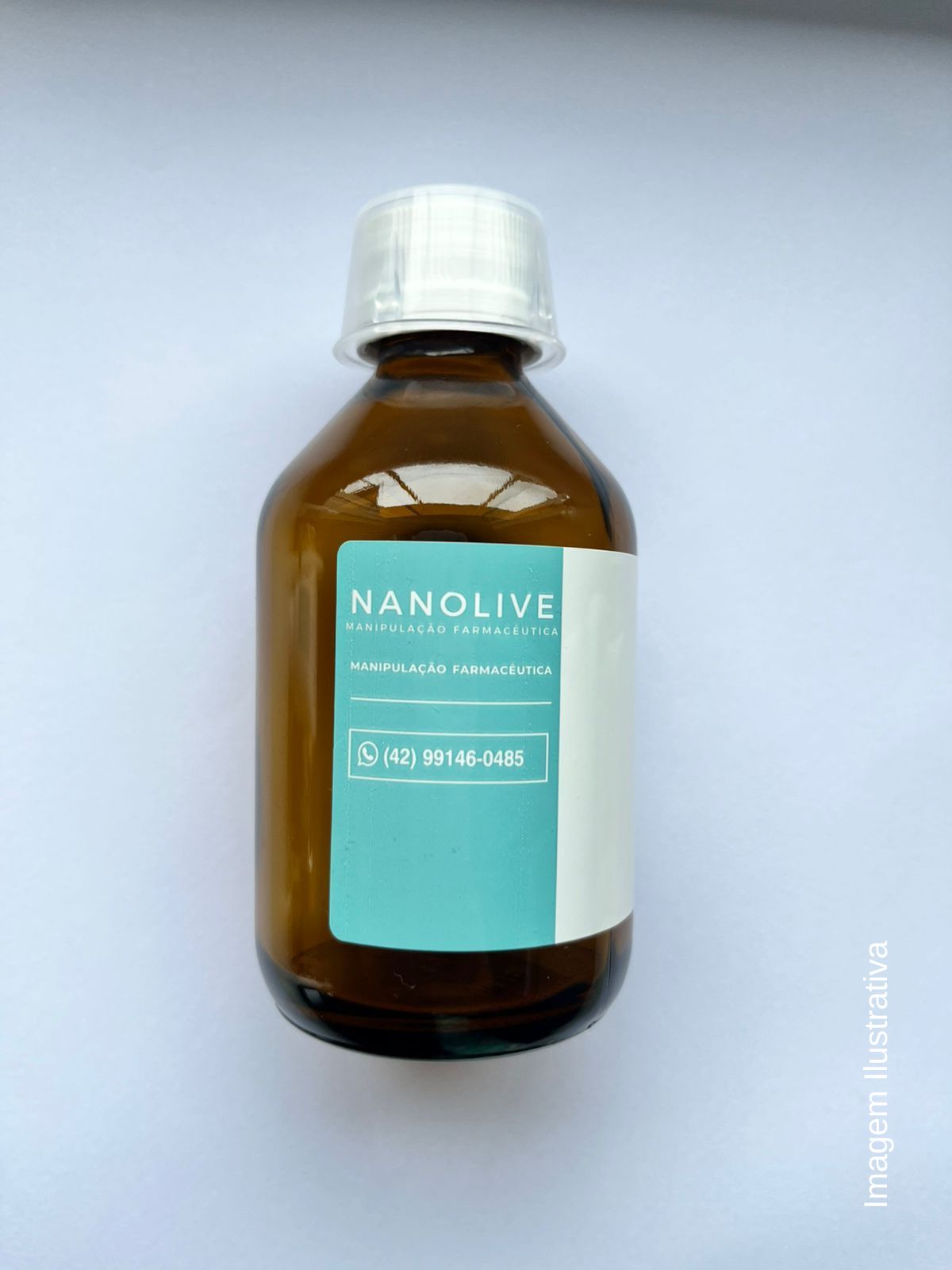 Vidro âmbar 100ml