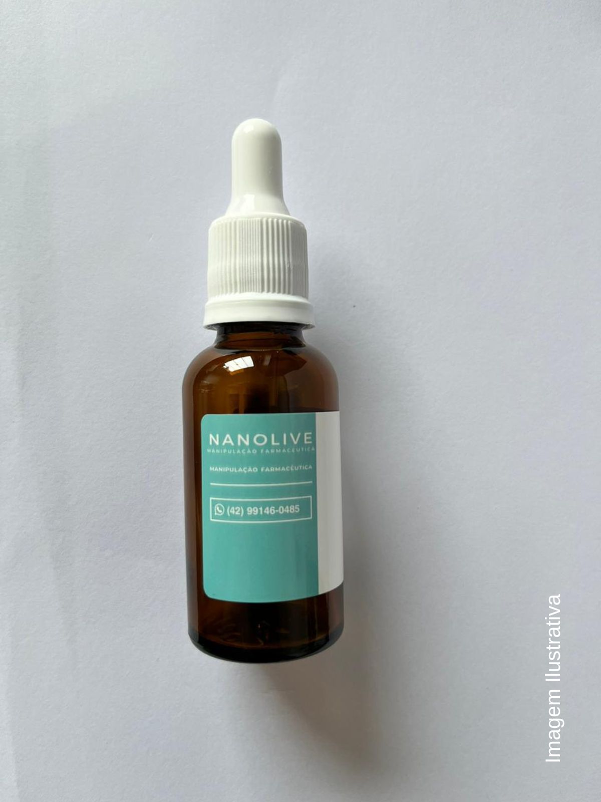 Vidro âmbar 30ml