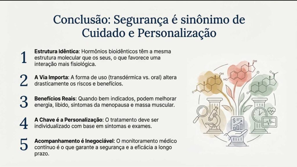 Hormônios Bioidênticos são Seguros conclusão