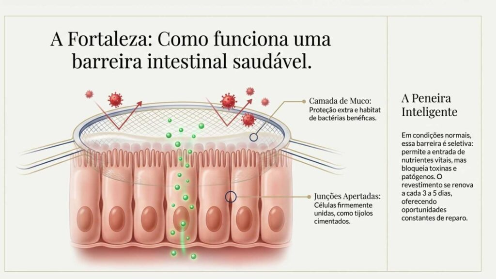 Como Funciona a Barreira Intestinal Saudável