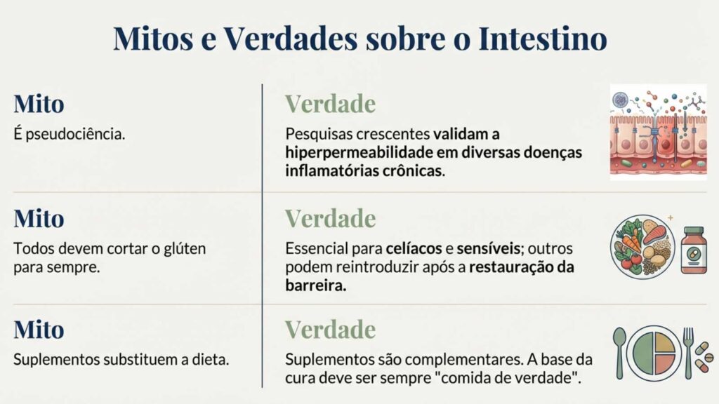 mitos e verdades sobre o intestino