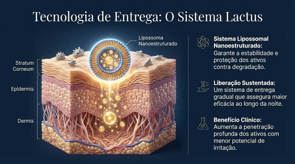sérum noturno regenerador para pele madura e ressecada