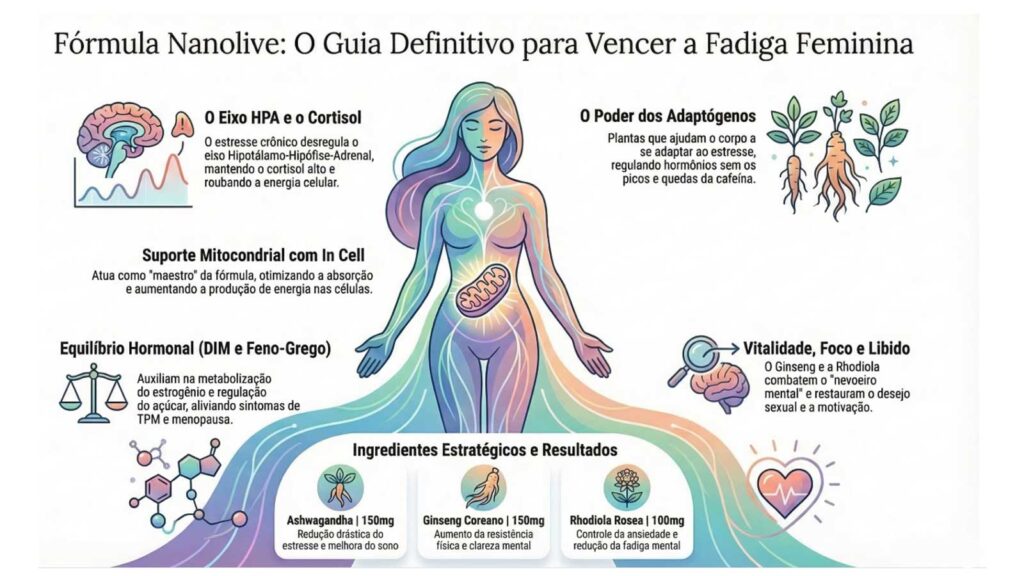 Fórmula para Fadiga: Como Funciona em Mulheres Exaustas e Transforma Sua Energia