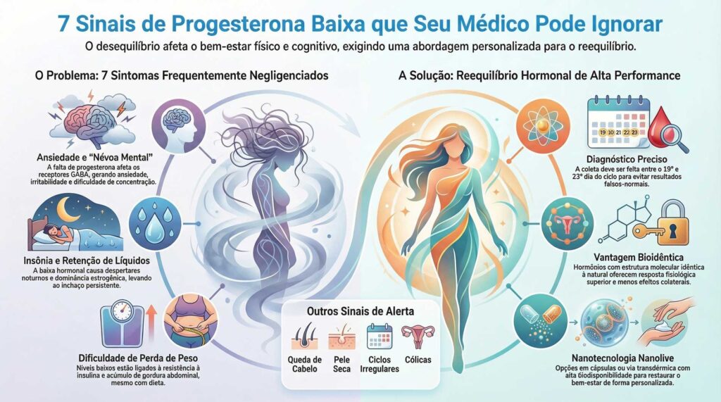 7 Sintomas de Progesterona Baixa que Seu Médico Pode Não Investigar