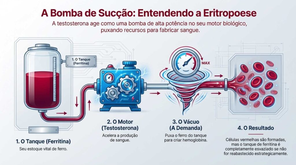 eflúvio telógeno ferritina