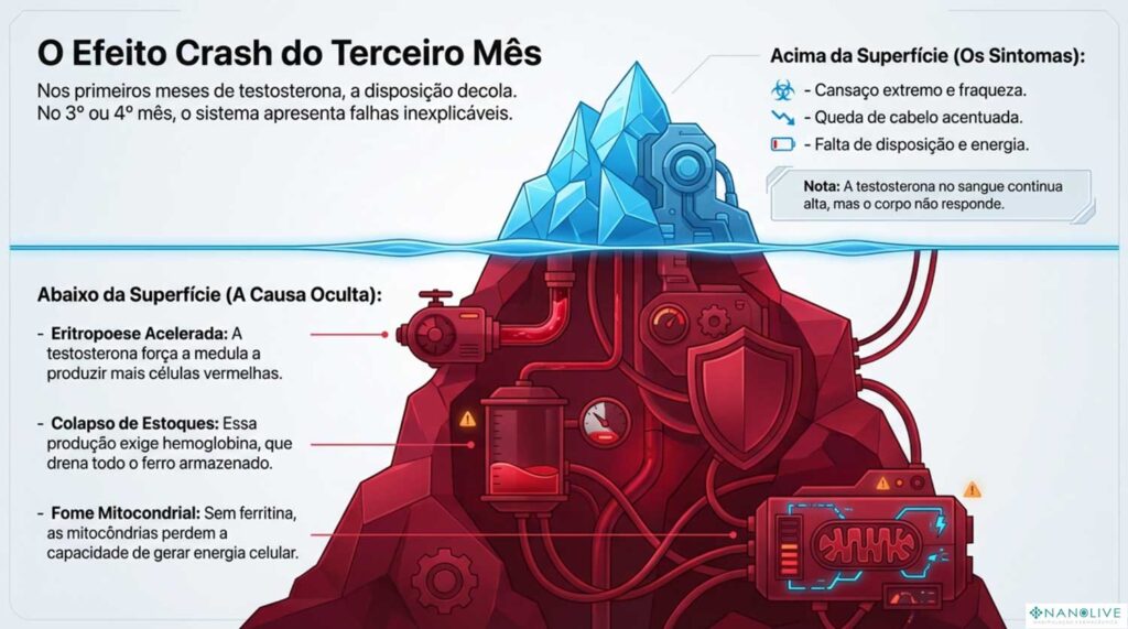 testosterona eritropoiese ferro