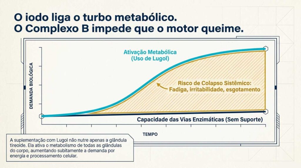 vitaminas do complexo B para Lugol