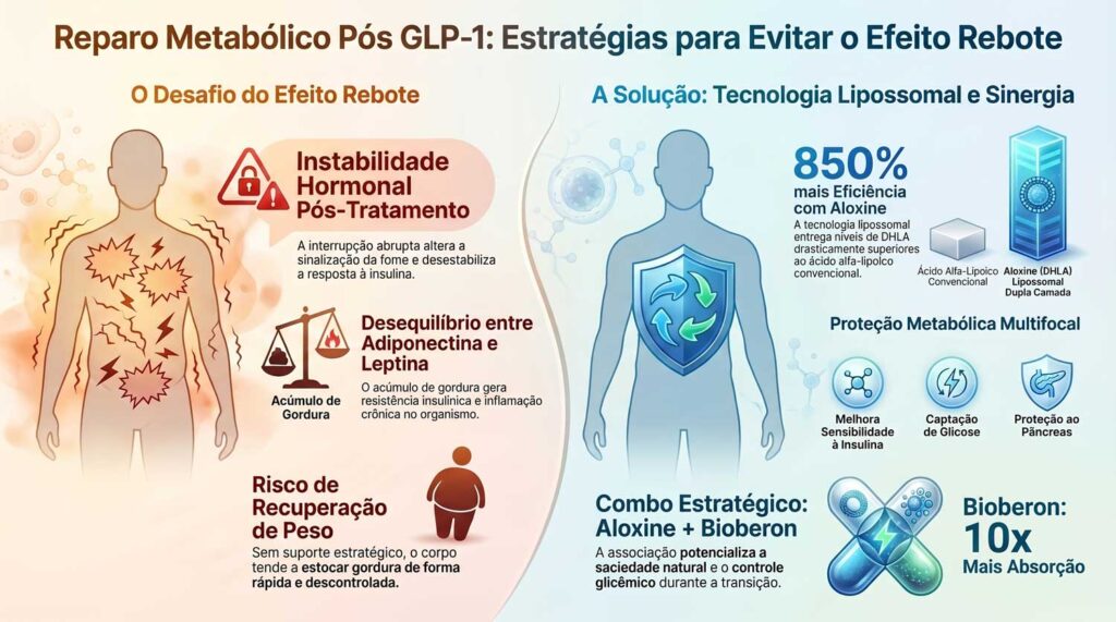 Reparo Metabólico Pós GLP-1: Como Evitar o Rebote