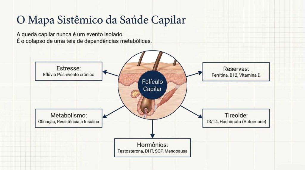 mapa sistemico da saude capilar