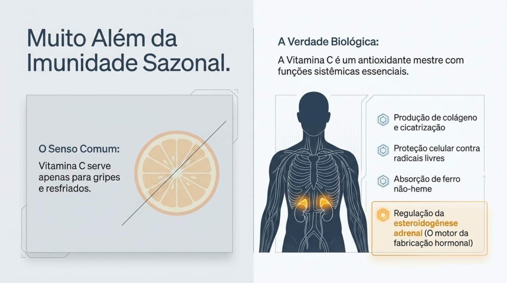 Vitamina C Nanoencapsulada: O Segredo para Equilibrar Cortisol, Progesterona e Imunidade