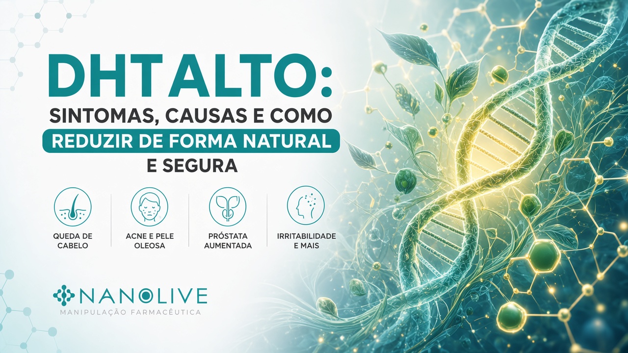 DHT Alto Sintomas, Causas e Como Baixar Naturalmente Nanolive