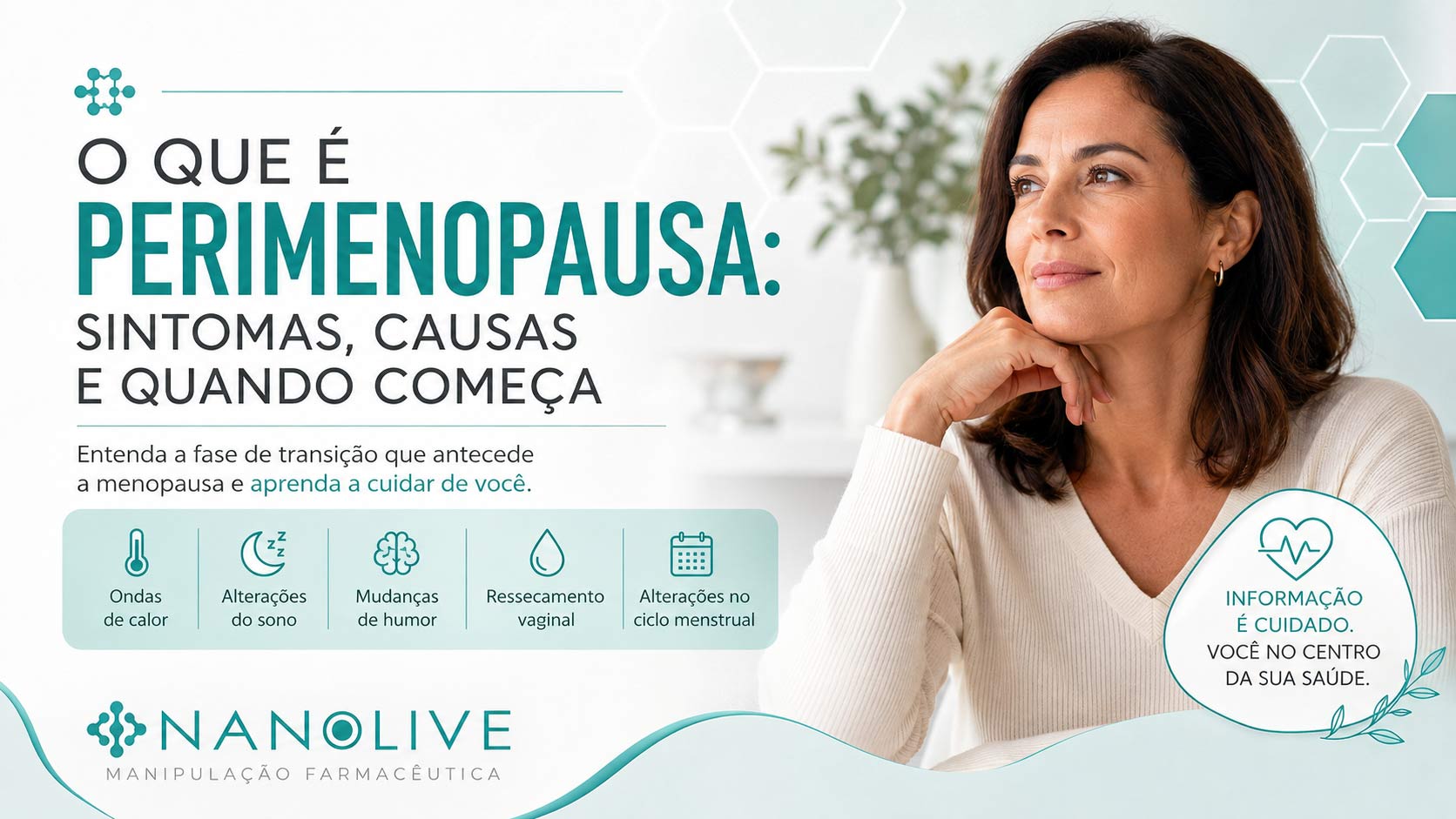 O que é perimenopausa: sintomas, causas e quando começa