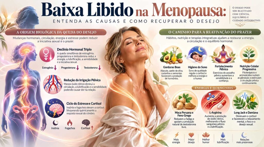 baixa libido na menopausa como recuperar o desejo