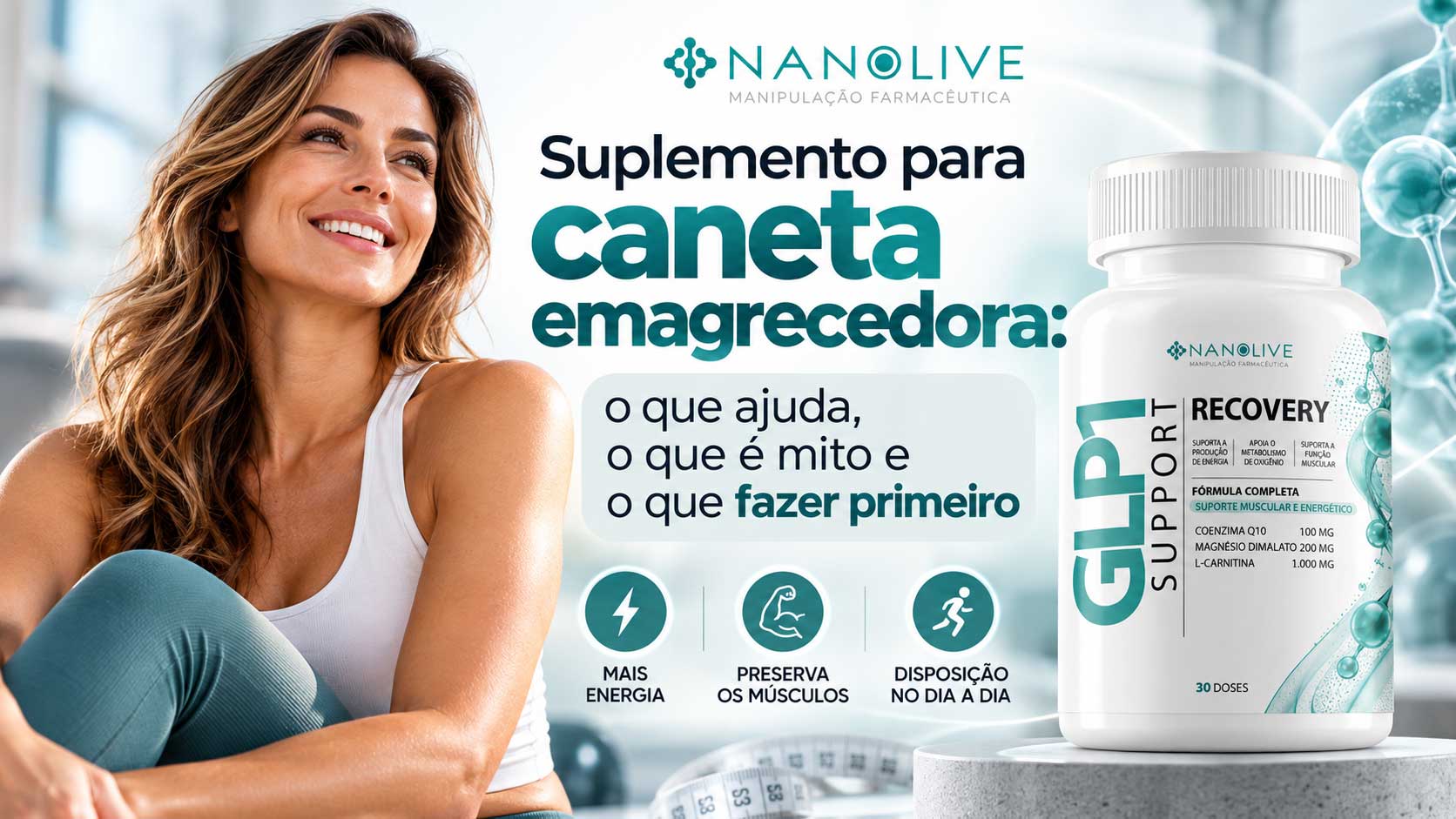 Suplemento para caneta emagrecedora